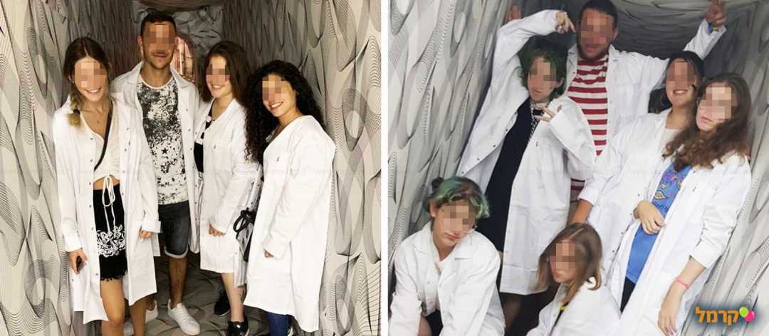 חברים נהנים מחדר בריחה אניגמטיק