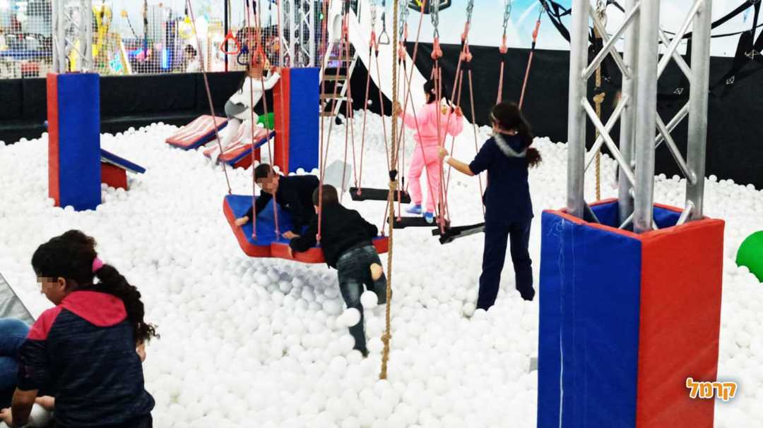 קידס לנד אתגר הנינג'ה לילדים