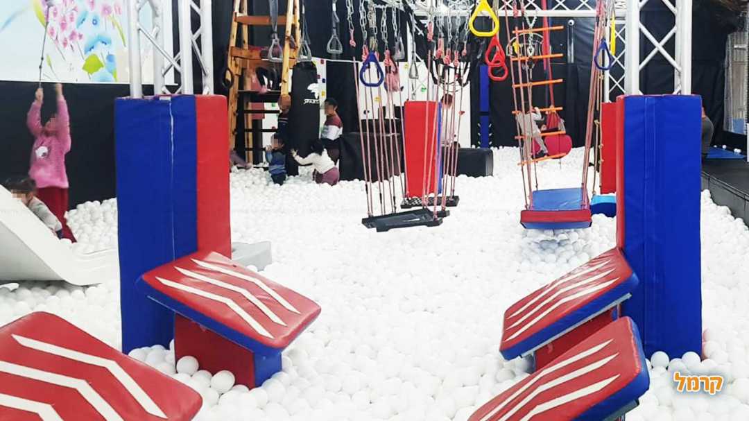 קידס לנד אתגר הנינג'ה לילדים