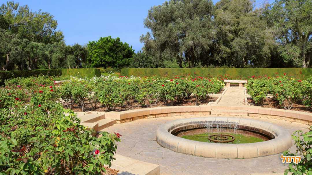 מזרקה קטנה בגן רמת הנדיב