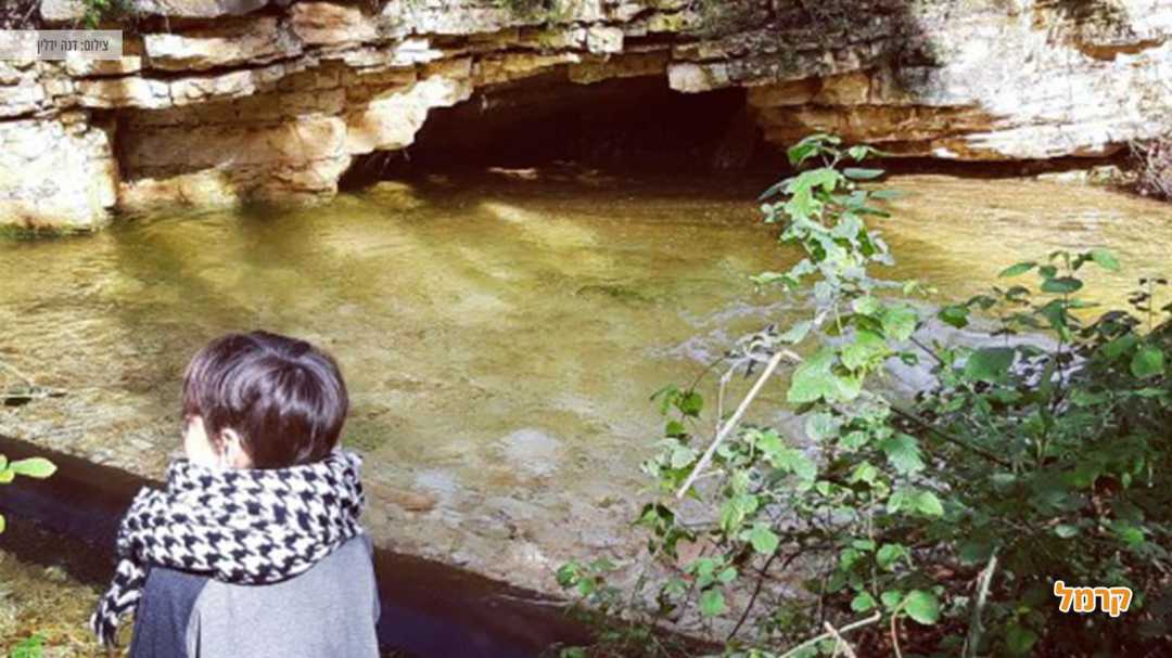 משפחה נהנת בעין חרדלית