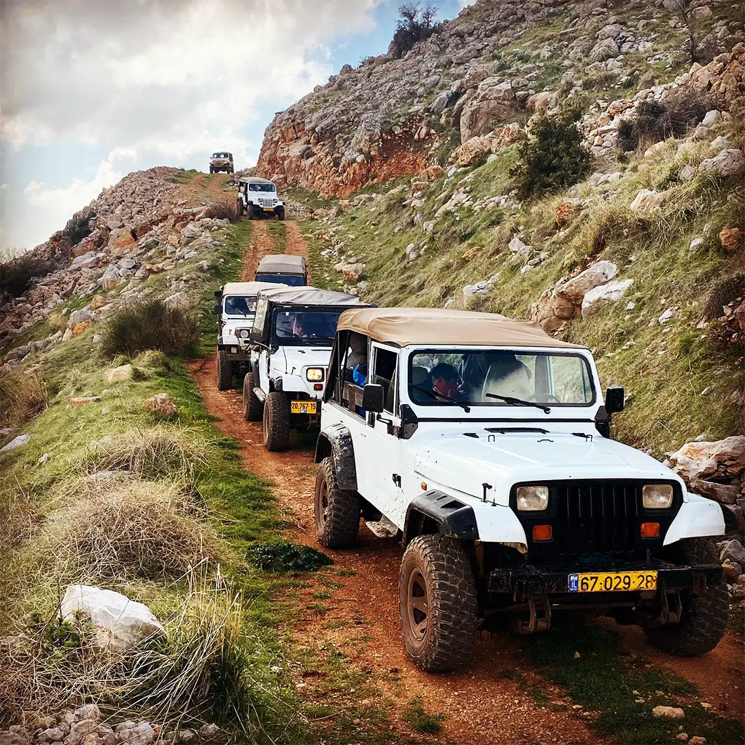 טיולי ג'יפים נופי החרמון