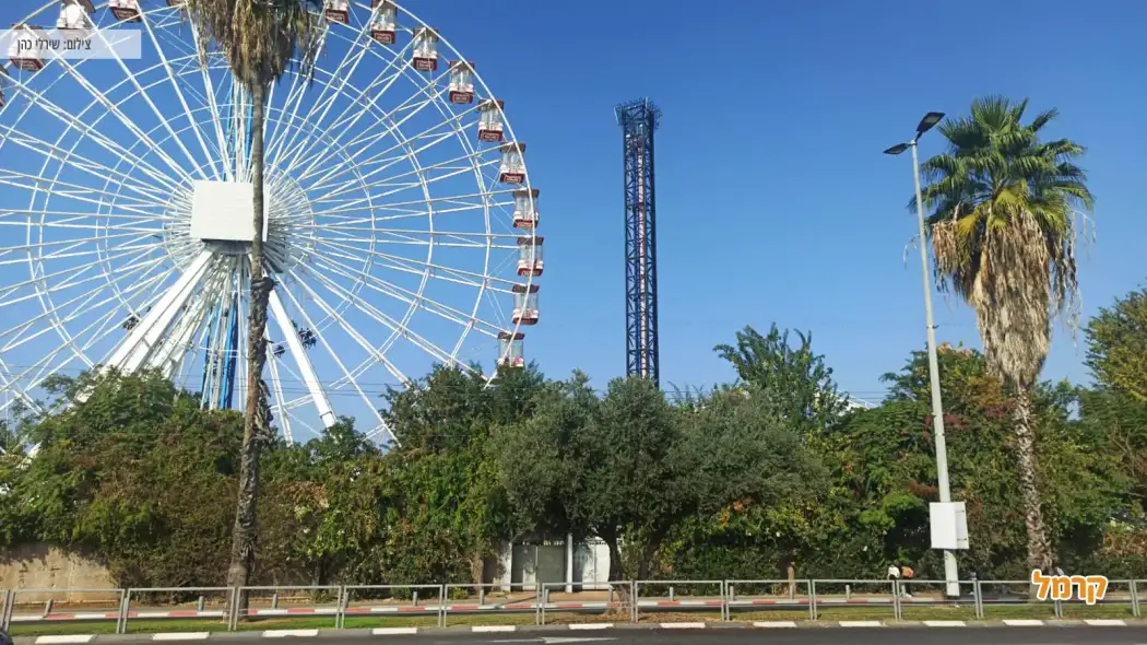 צפייה על הלונה פארק מבחוץ