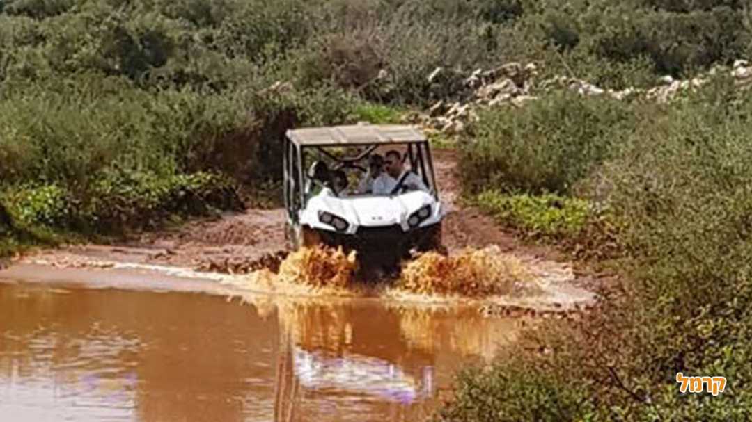 חווית ג'יפים עם רפטינג נהר הירדן