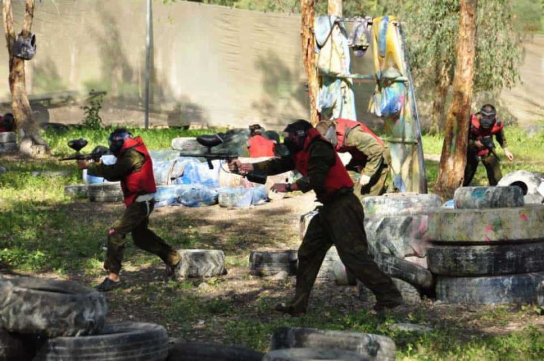 חווית פיינטבול עם רפטינג נהר הירדן