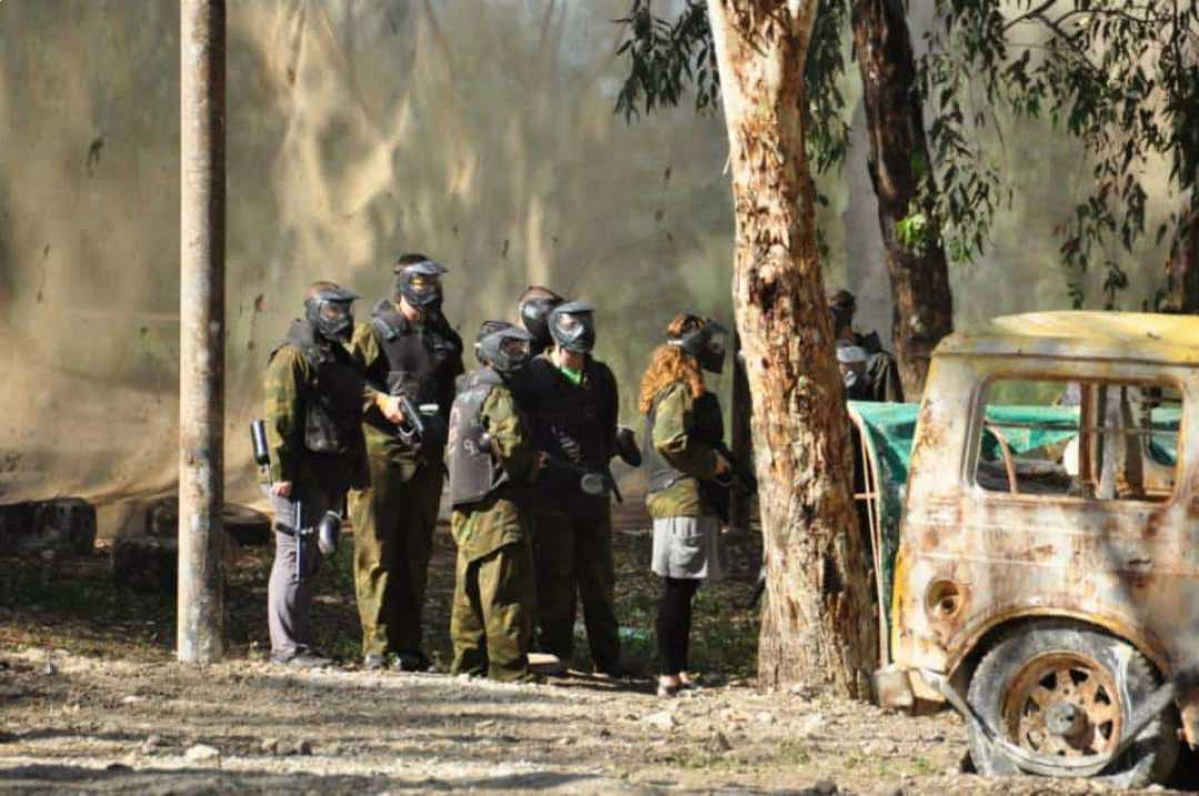 חווית פיינטבול עם רפטינג נהר הירדן