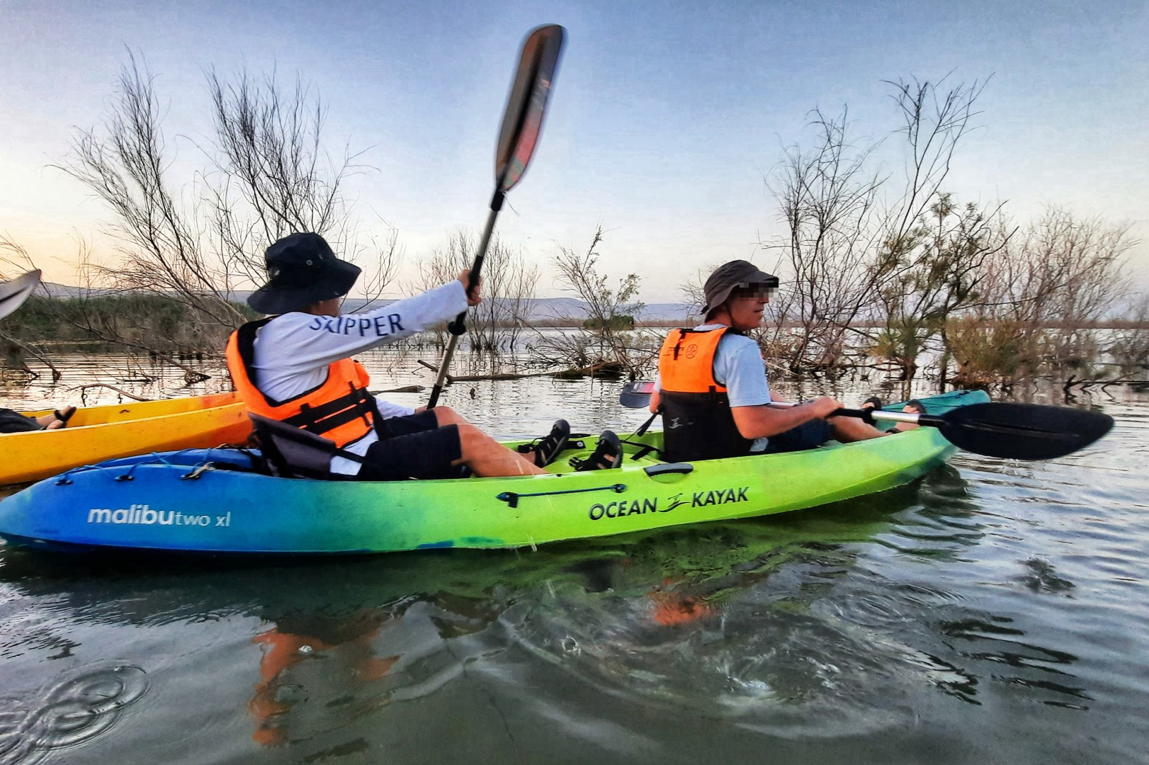 חווית גיבוש בקיאקים בסוואנה