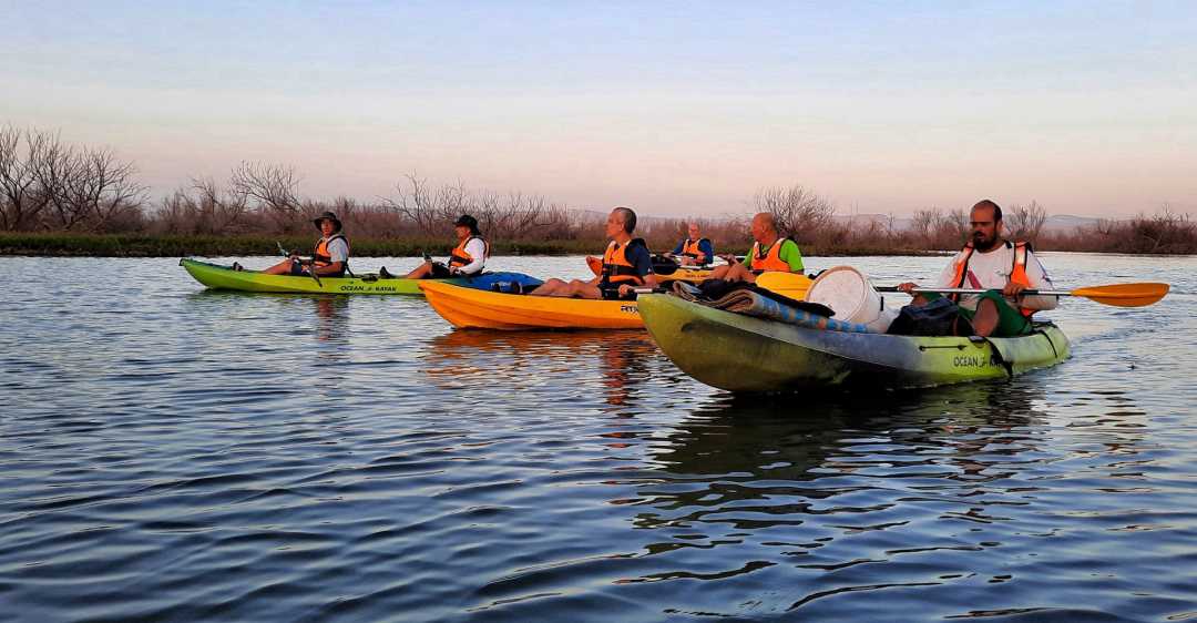 חווית גיבוש בקיאקים בסוואנה
