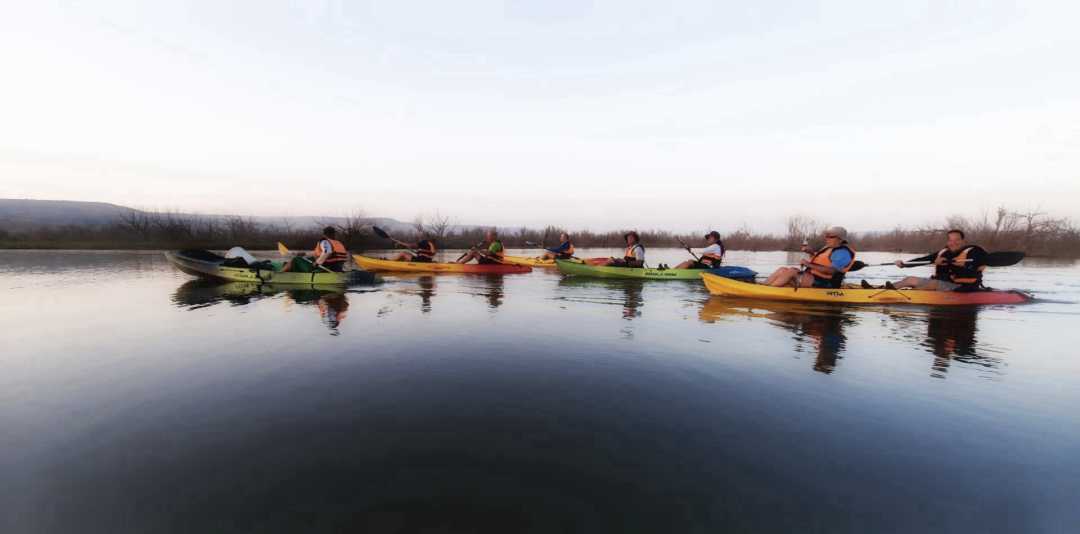 חווית גיבוש בקיאקים בסוואנה