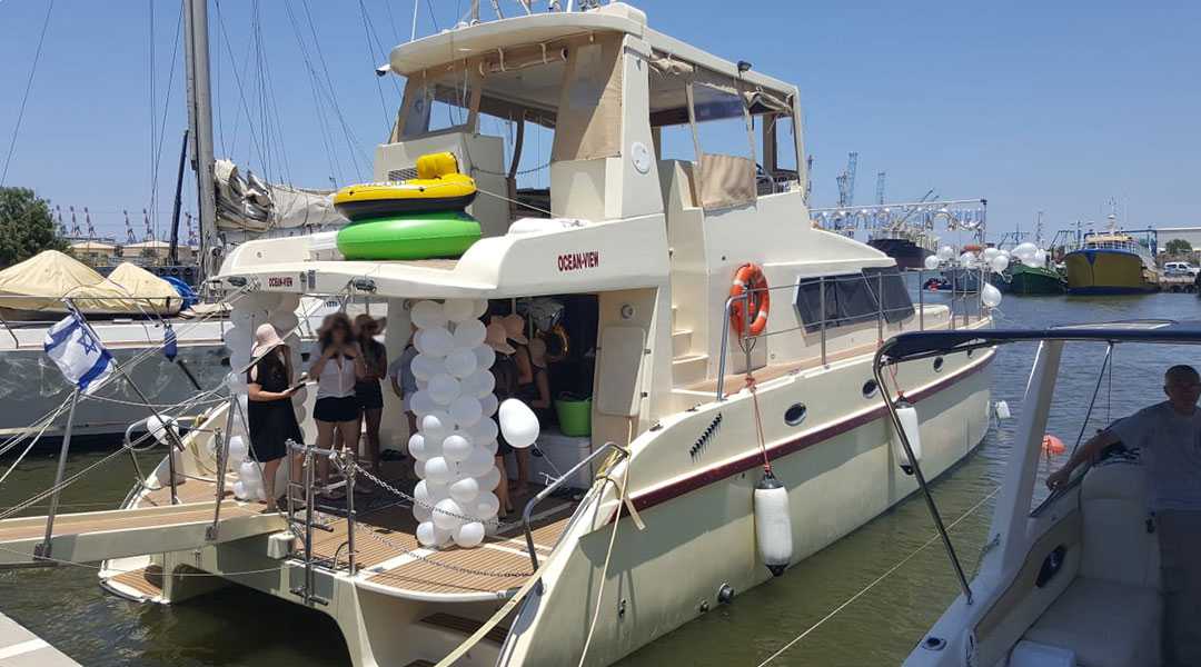 יאכטת Ocean View לאירוע מושלם בים