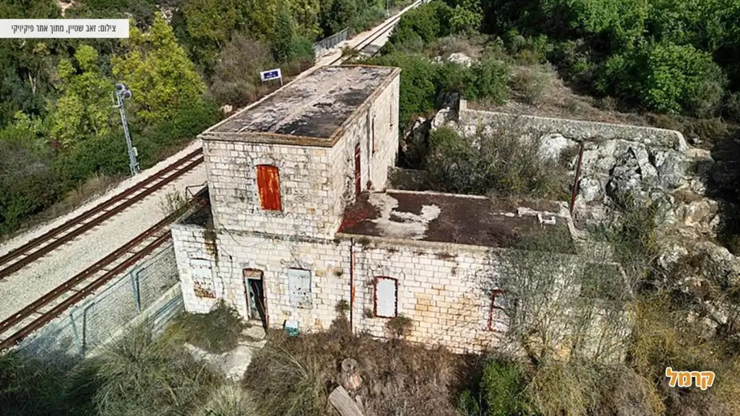 חורבות הרכבת ליד אזור הנחל