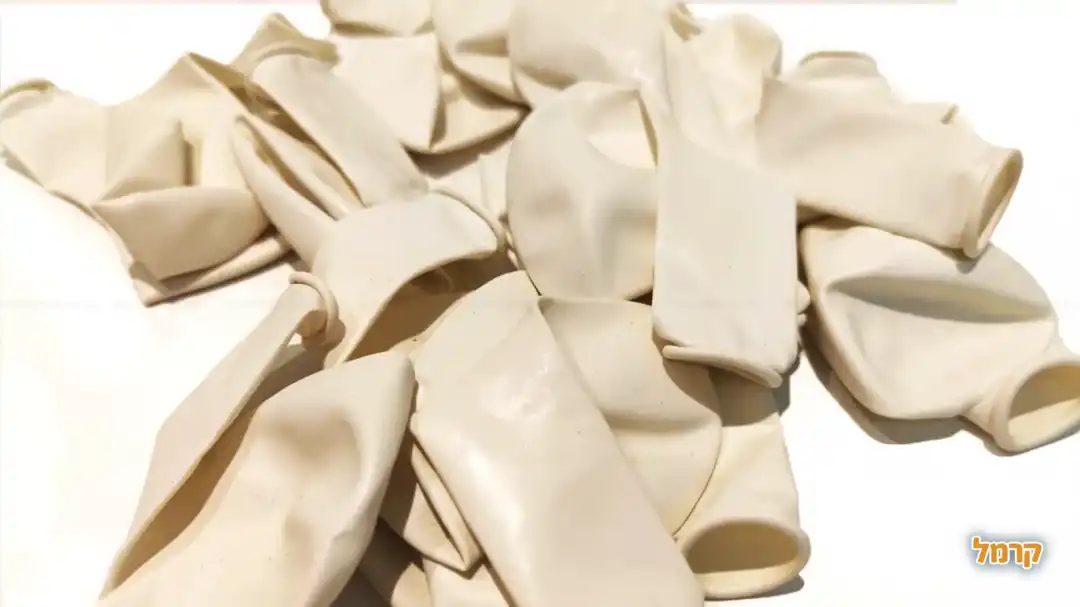 בלוני לטקס לבנים 18 אינץ