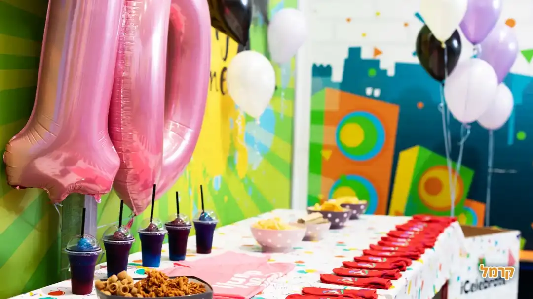 שולחן ממתקים למי שחוגג יום הולדת