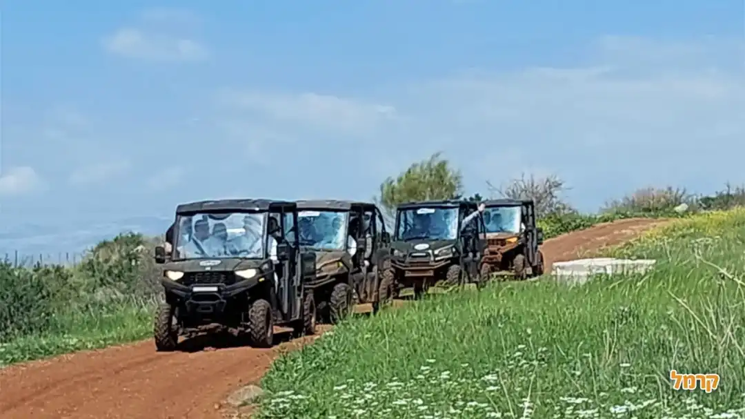 קבוצה של כלים בנסיעה