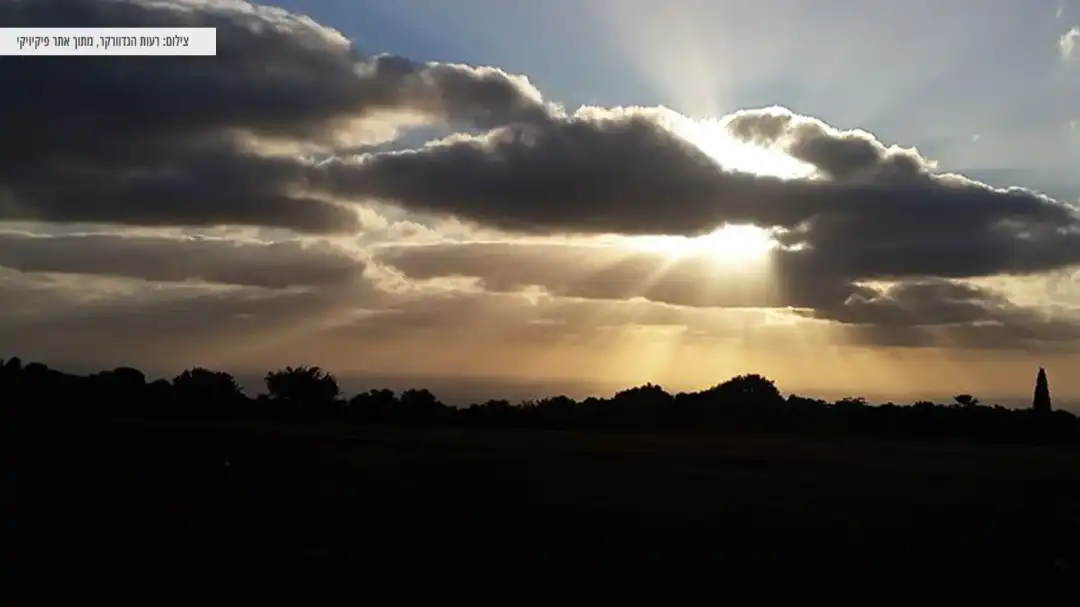 שקיעה בעין טמיר