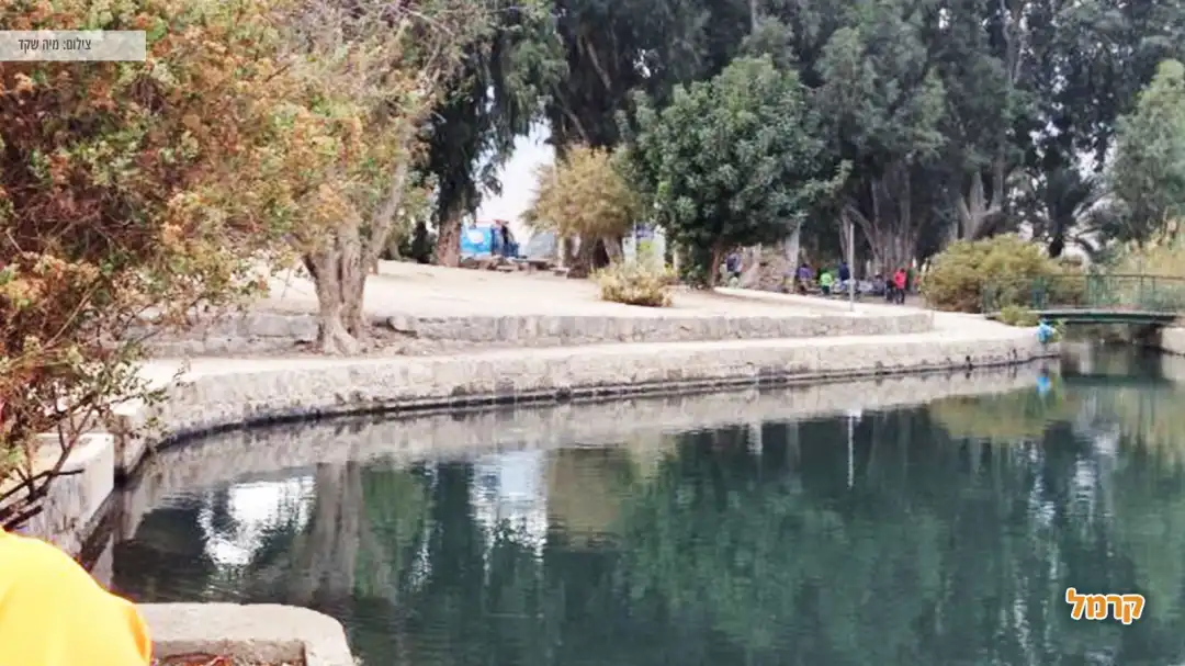 בריכת הקיבוצים קרוב למעיין עין מגדל