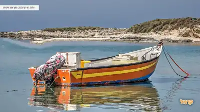 סירה בתוך המים 