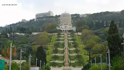 הגנים הבהאים חיפה - מראה מרהיב