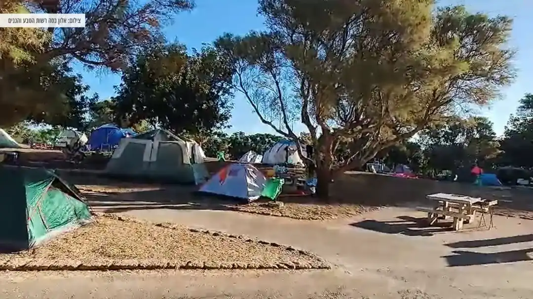 מתחם קמפינג באכזיב
