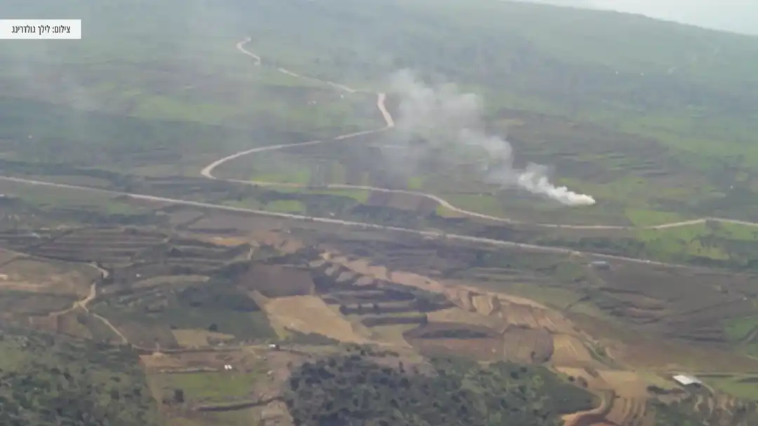 נוף המשתקף מאזור מבצר נמרוד