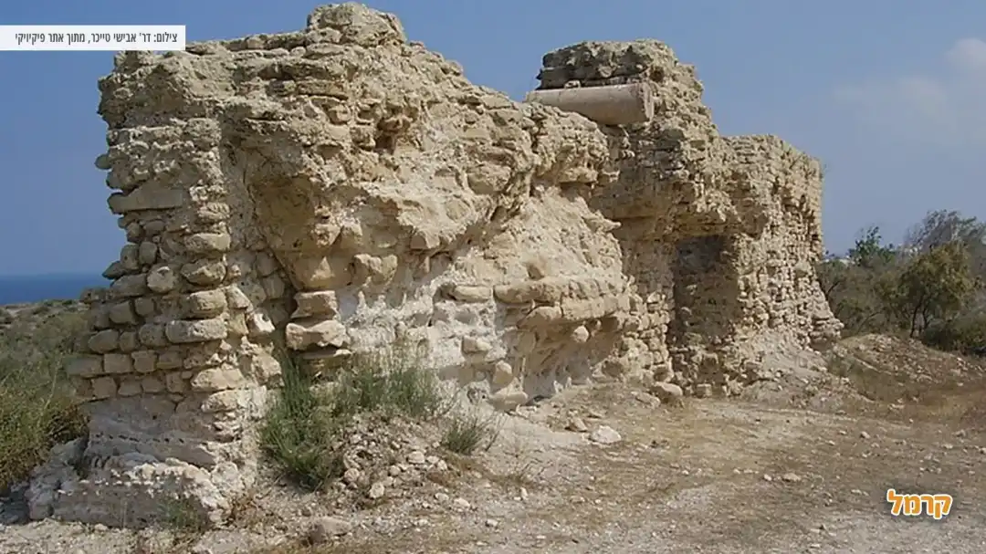 הריסות מהעיר הכנענית בתל אשקלון