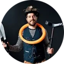 לוגו הקרקס של ג'וני