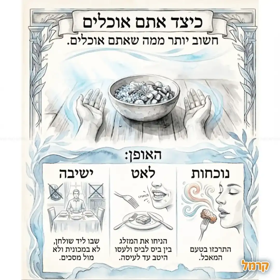 רזים באכילה רוחנית