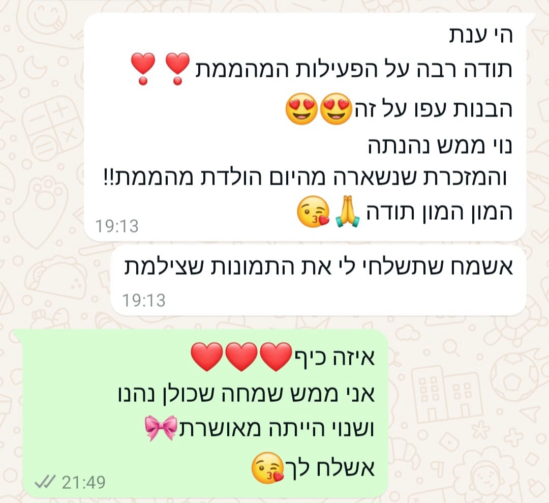 סדנאות היצירה של ענת - 073-7585503