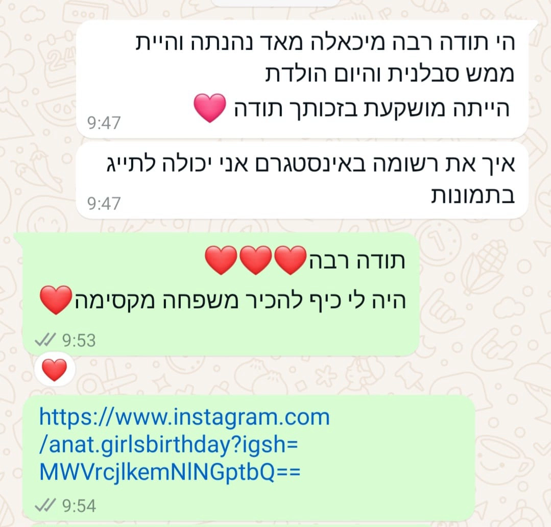 סדנאות היצירה של ענת - 073-7585503